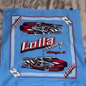 Blue Lollapalooza Racing Bandana 2022